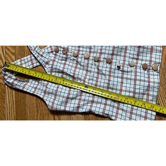 RTR 34 Women Summer Dress Plaid Design *Missing Button* - Picture 7 of 7